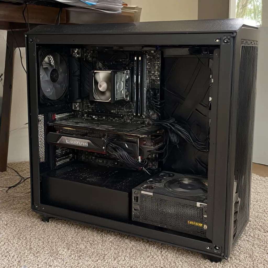 Starter AM4 + RX 6600 PC build
