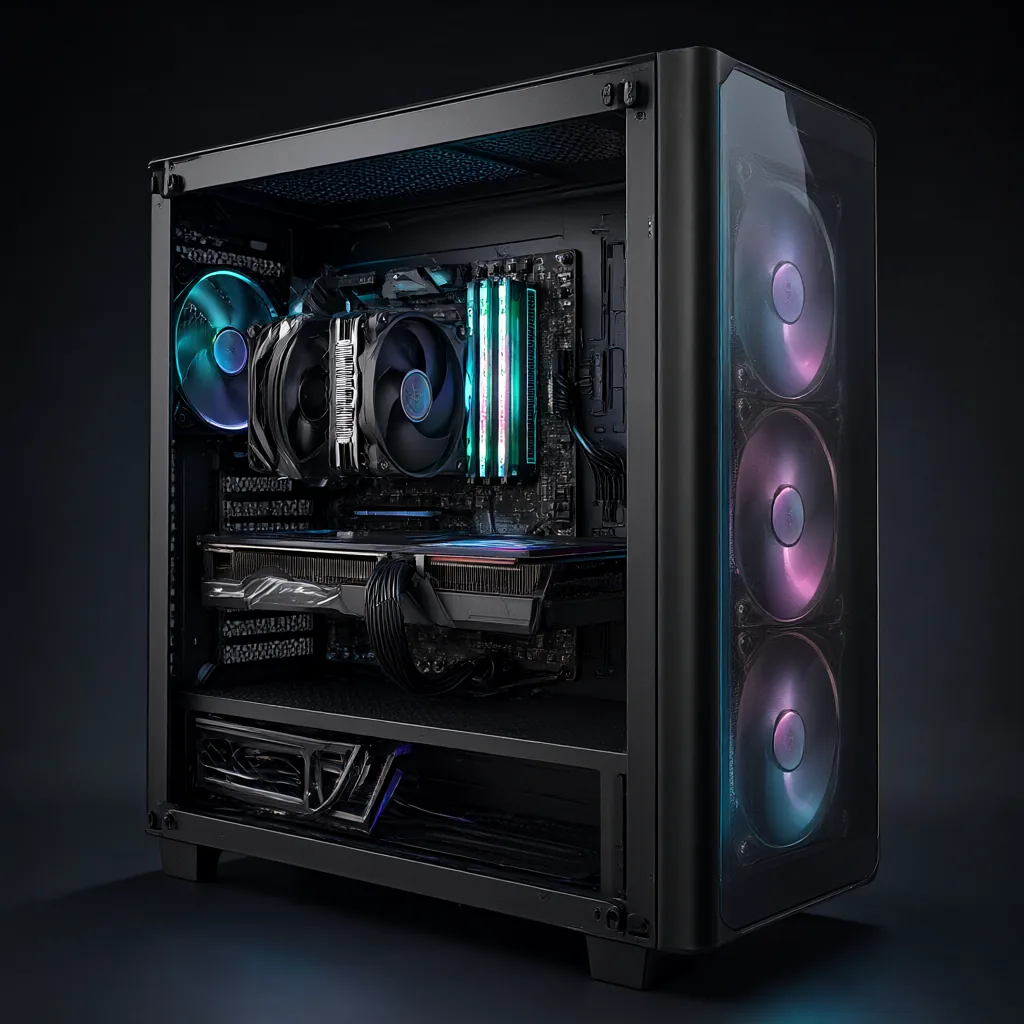 Performance AM4 + RX 9060 XT PC build